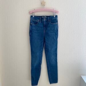 Madewell 10” High-Rise Skinny Denim Blue Jeans Women’s Size 27